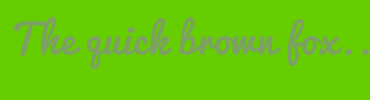 Image with Font Color 7CA162 and Background Color 66CD00